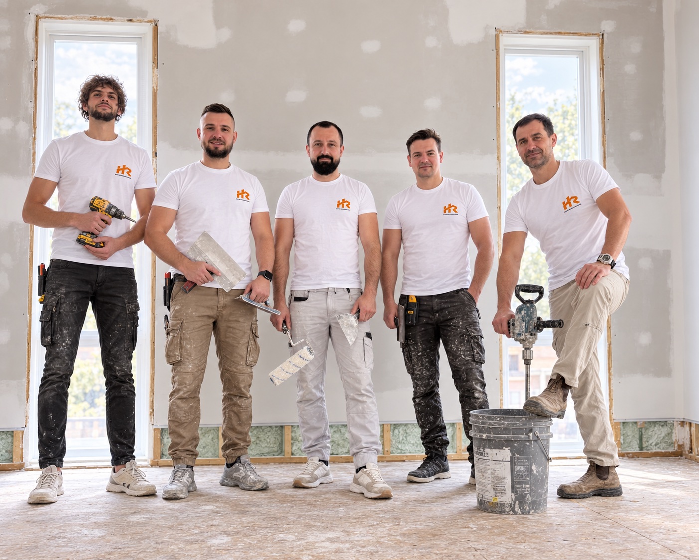 House Renovations construction crew