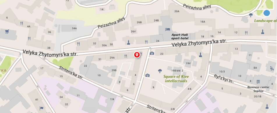 House Renovations location map